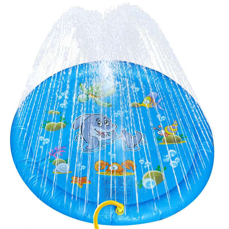 Kid Pet Simulation Sea Level Outdoor Inflatable Splash Mat Water Spray Game pad - Minihomy