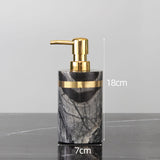 Marble Light Luxury Bathroom Wash Set Simple Five-piece Set - Minihomy