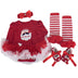 Four-piece Christmas Gift Newborn Clothing Set Baby - Minihomy