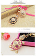 Novelty Rhinestone Tortoise Keychain - Minihomy