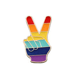 Creative Six Color Rainbow Brooch - Minihomy