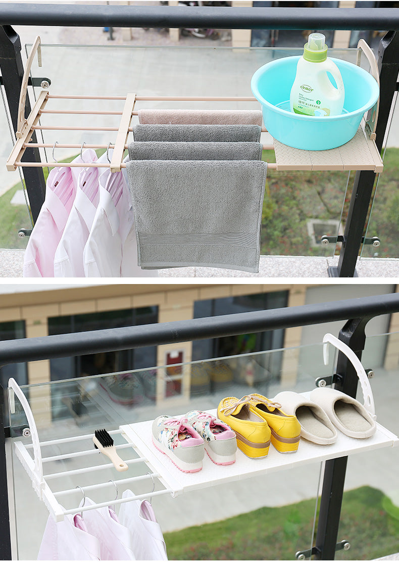 Multifunctional Hanging Window Sill Drying Rack - Minihomy