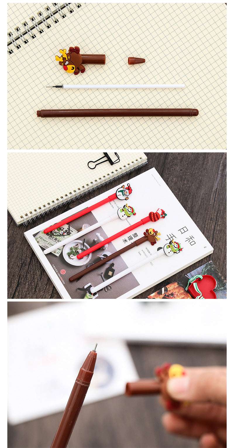 Christmas Gel Cute Cartoon Pen Writing Stationery - Minihomy