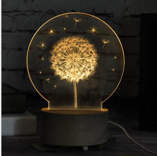 Cute Jellyfish Lamps Romantic LED Touch Children Lights Bedroom Decoration Valentines Day Gift Night Light - Minihomy