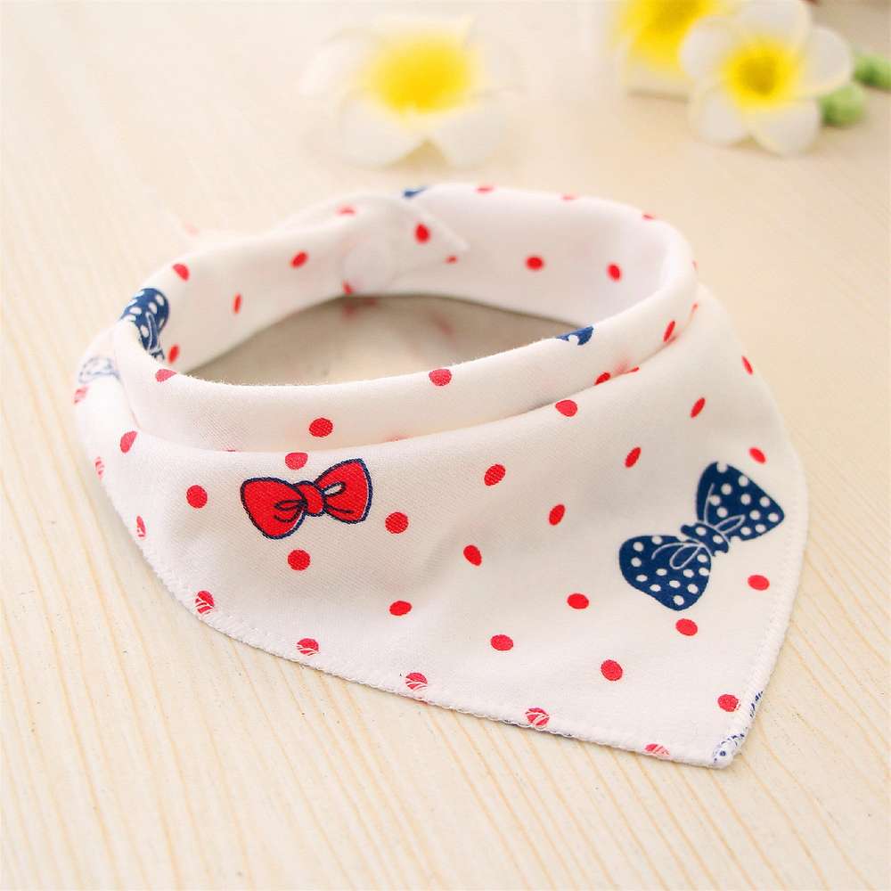 Baby Bibs Waterproof Triangle Cotton Cartoon Child Baberos Bandana Bibs - Minihomy