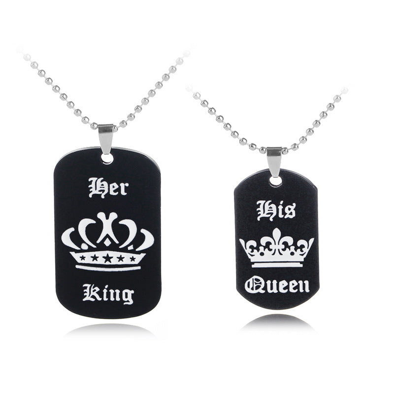 Her King & His Queen Necklace - Minihomy