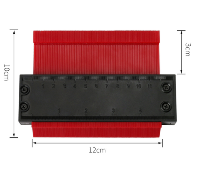 5 10 Inch Contour Gauge Template Plastic Measuring Contour Gauge Duplicator - Minihomy