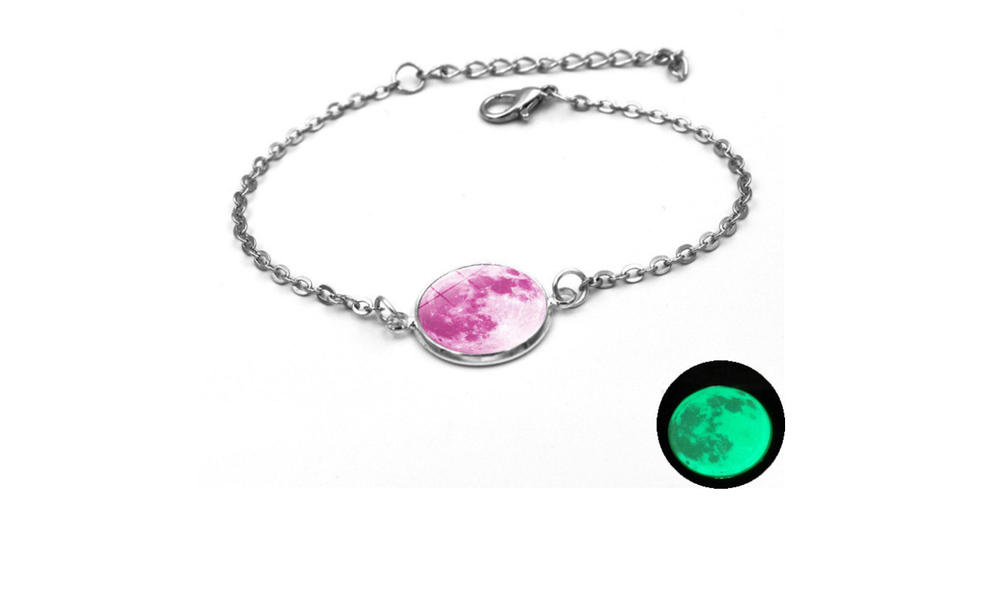 Luminous Star Series Planet Necklace Crystal Cabochon Bracelet - Minihomy