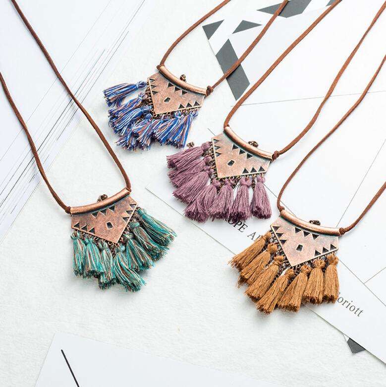 Fringed Hollow Sweater Chain - Minihomy