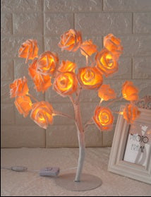 LED Tree Lamp Rose Small Tree Lamp - Minihomy