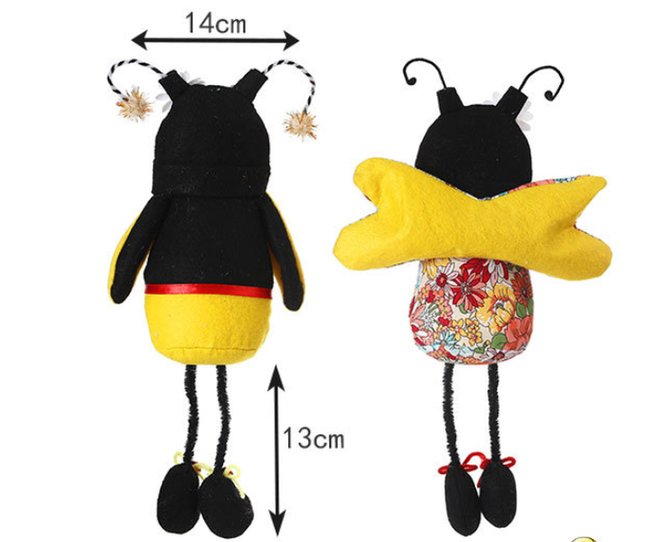 Bee Festival Flower Butterfly Long Legs Faceless Doll - Minihomy