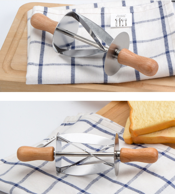 Baking Tools Croissant Tools Roller Stainless Steel Croissant Cutters - Minihomy