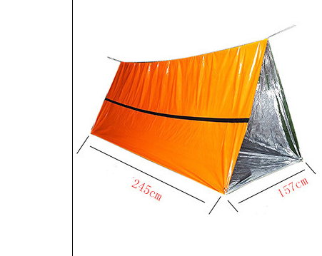 PE Aluminum Film Thermal Insulation Windproof And Cold Resistant Emergency Sleeping Bag - Minihomy