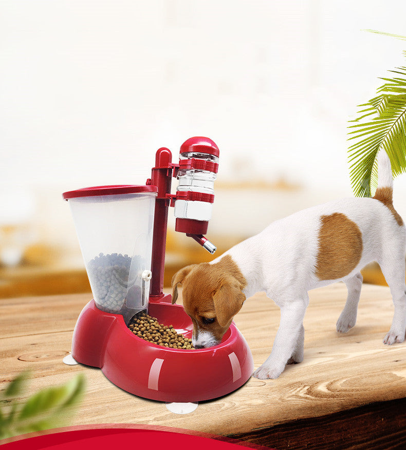 Dog automatic feeder water dispenser - Minihomy