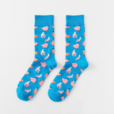 Happy tube socks fruit banana men's and women's socks - Minihomy