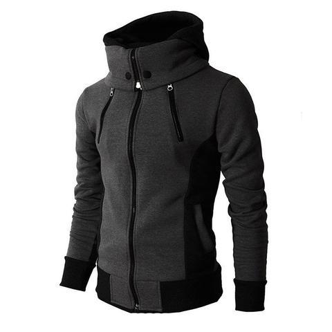 Men's High-Necked Hooded Jacket - Minihomy