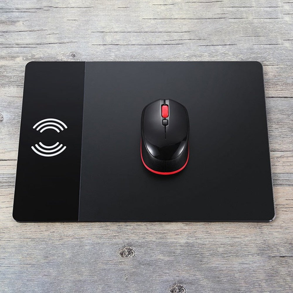 Wireless charger mouse pad all aluminum alloy