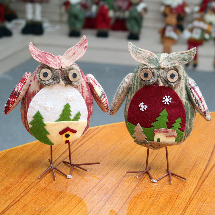 Christmas Doll Owl  Christmas Decorations - Minihomy