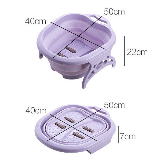 Portable basin foot massage basin - Minihomy