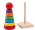 Children's educational wooden toys Rainbow Tower Jenga Stacks high - Minihomy