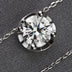 Moissanite necklace 1.5 carats VVS1 - Minihomy