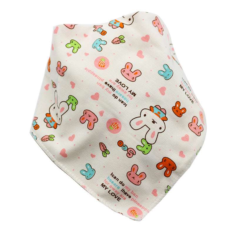 Baby Bibs Waterproof Triangle Cotton Cartoon Child Baberos Bandana Bibs - Minihomy