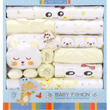 18 sets of baby clothes cotton newborn gift box autumn and winter child supplies - Minihomy