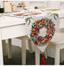 Christmas decorations knitting cloth table flag - Minihomy