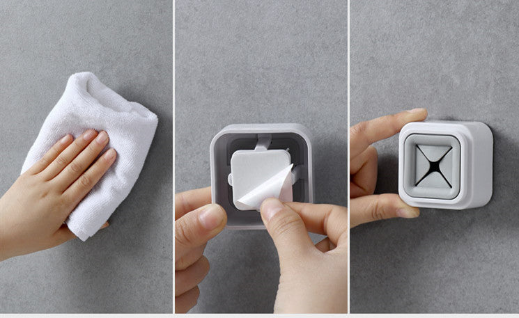 Wall-mounted punch-free towel hook