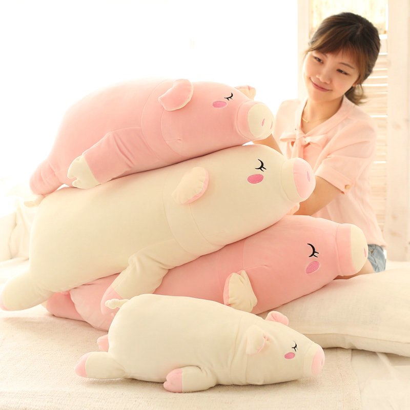 Soft pig plush toy pig doll cartoon pillow down cotton doll doll birthday gift