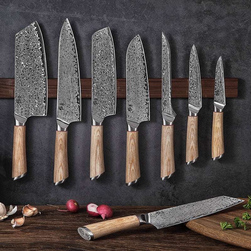 Damascus Steel Kitchen Knife - Sharp & Durable Chef Knife - Minihomy