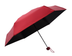 Creative 5 fold black plastic umbrella - Minihomy