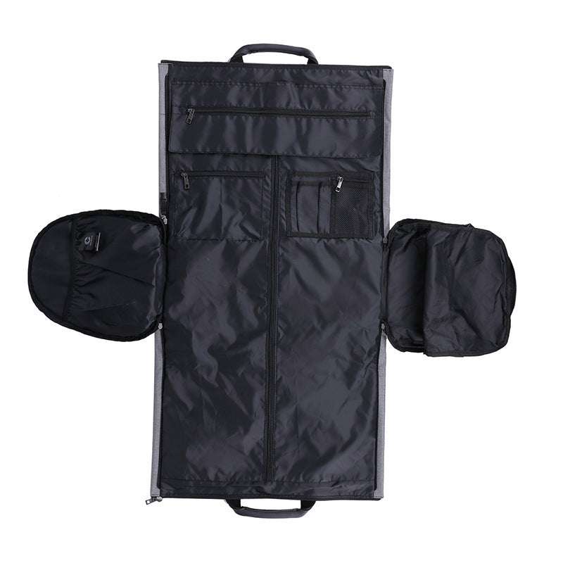 Large capacity travel bag portable cylinder folding suit bag - Minihomy