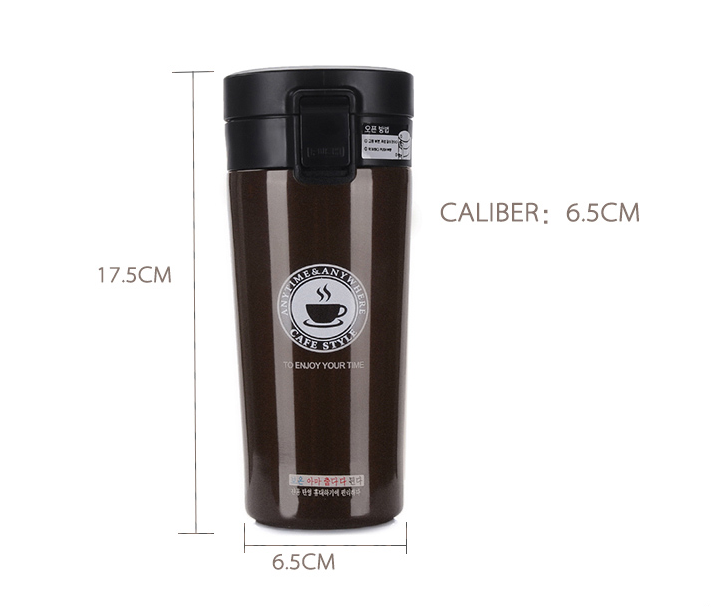 304 stainless steel vacuum coffee cup business bouncy mug - Minihomy