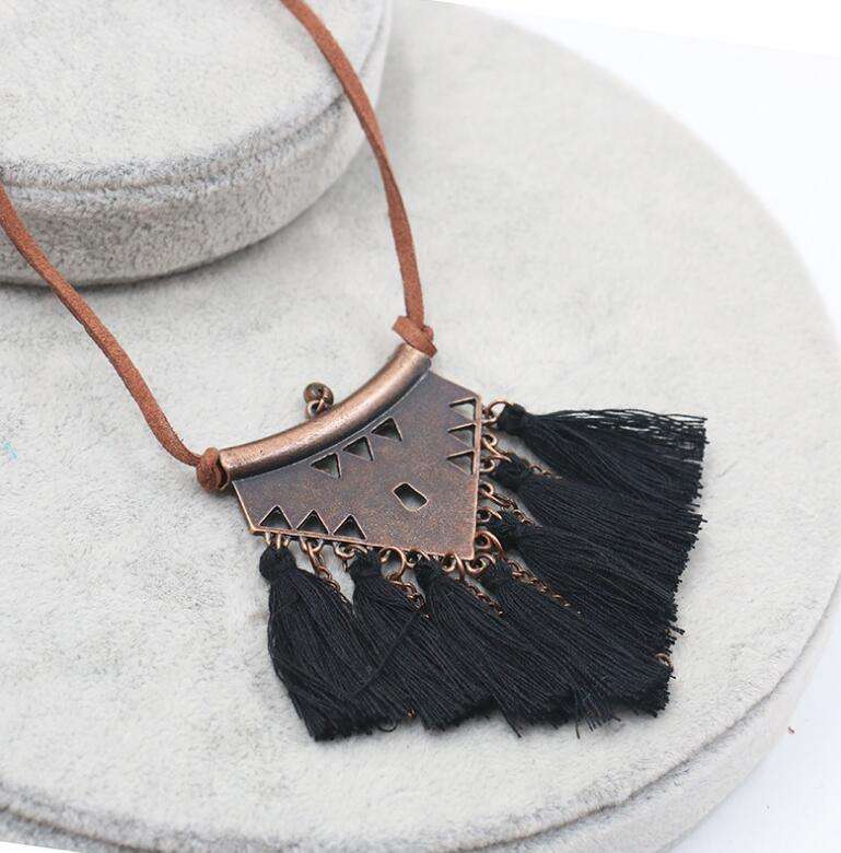 Fringed Hollow Sweater Chain - Minihomy