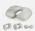 Portable U-Shape Inflatable Travel Pillow Car Head Rest Air Cushion For Travel Office Nap Head Rest Air Cushion Neck Pillow - Minihomy