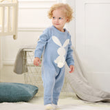 Newborn Baby Romper Knitted Long Sleeve Autumn Infant Kid Jumpsuit - Minihomy