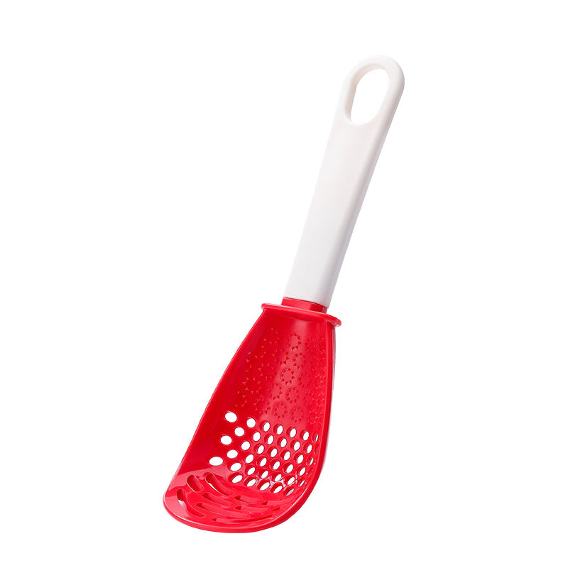 Multifunctional grinding crushing colander and draining spoon - Minihomy