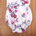 Floral Romper Girls Baby White Floral Baby Lace Embroidered One Piece - Minihomy