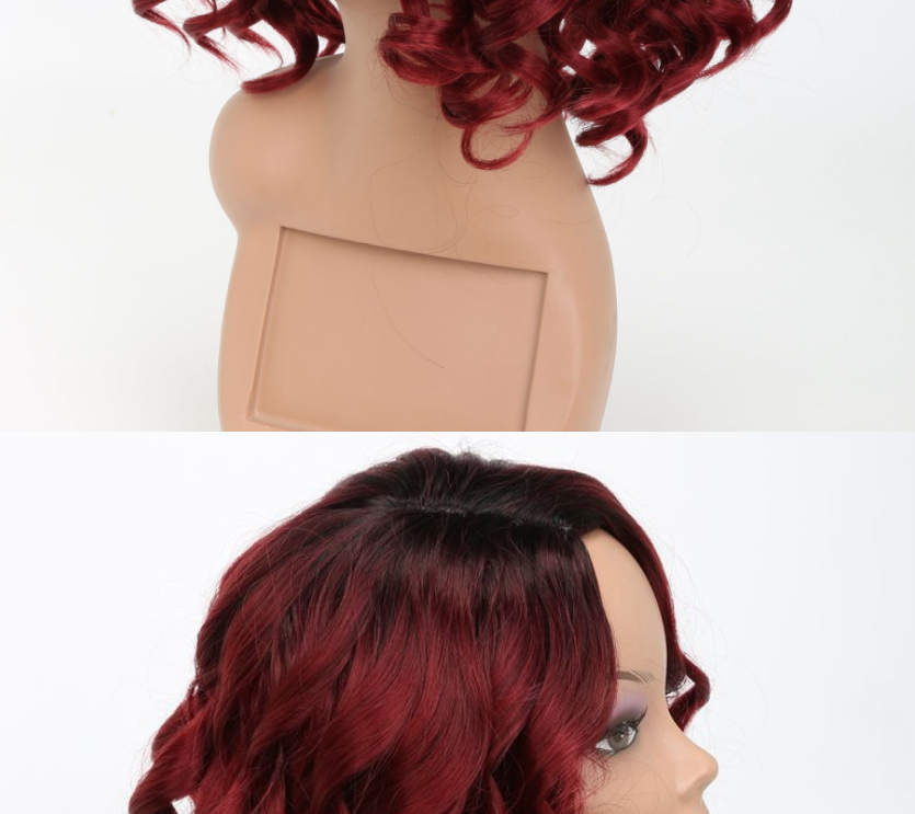 European beauty wig headgear - Minihomy