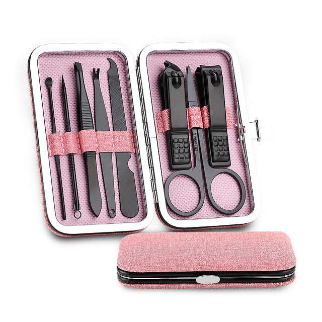 Manicure tool nail clipper 8 piece set - Minihomy