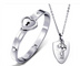 Titanium steel couple bracelet concentric lock bracelet