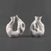 Modern Minimalist Light Luxury Circular Ceramic Flower Vase - Minihomy