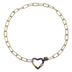 Rainbow Love Clavicle Chain Female Interlocking Love Chain