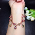 Natural Candy Color Tourmaline Necklace Chain Row Female Crystal Clean Color Good Brazil Rainbow Candy Tourmaline - Minihomy