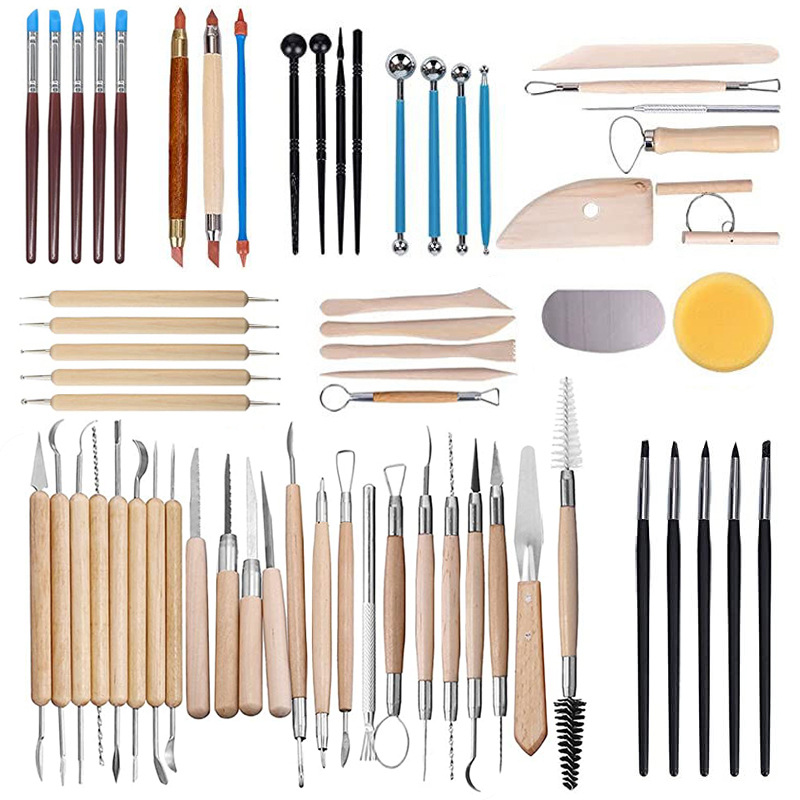 Ceramic Clay Tool Set Model Clay Sculpture Combination Tool Set - Minihomy