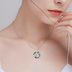 Hummingbird Necklace with Blue Crystal Gifts for Women Sterling Silver - Minihomy