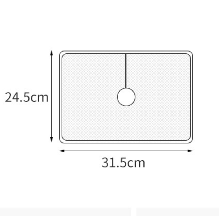 Sisal mat for wear-resistant table legs