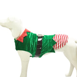 Christmas Clothes Green Elf Pet Dog Costume - Minihomy