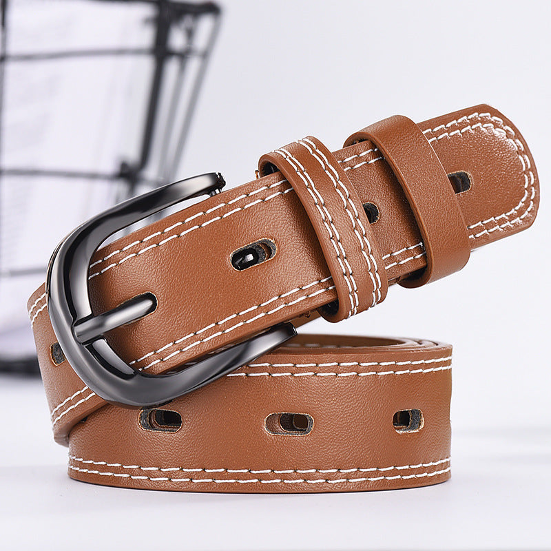 Men's & Women's Hollow Out Belt - Thin, Stylish, All-Match Trousers Accessory - Minihomy